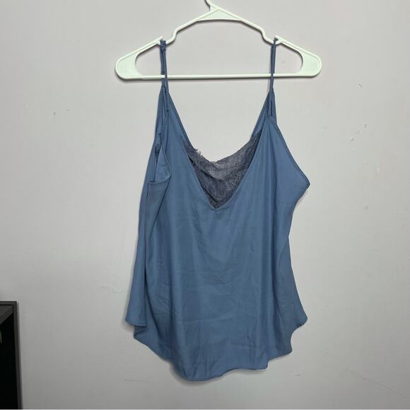 NEW Free People Intimately Free Womens Blue Lace Tank Top Size Small Blue Sky - Picture 1 of 4